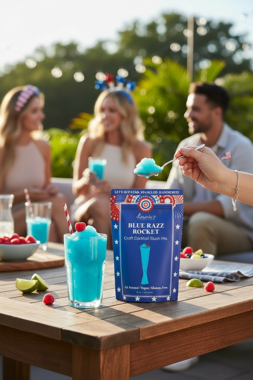 Blue Razz Rocket Cocktail - Ready-To-Freeze Cocktail – d'marie inc.