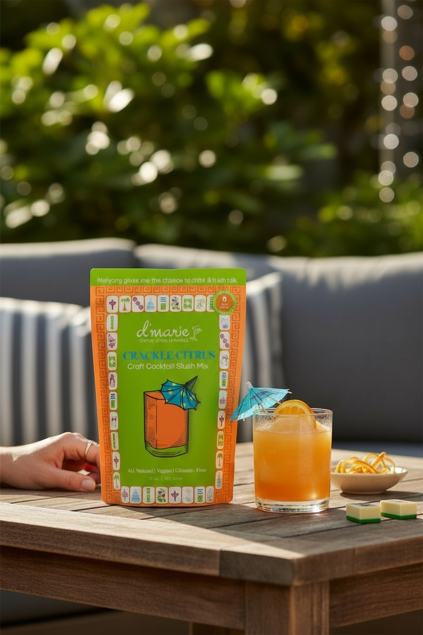 Crackle Citrus Mahjong Cocktail - Ready-To-Freeze Cocktail – d