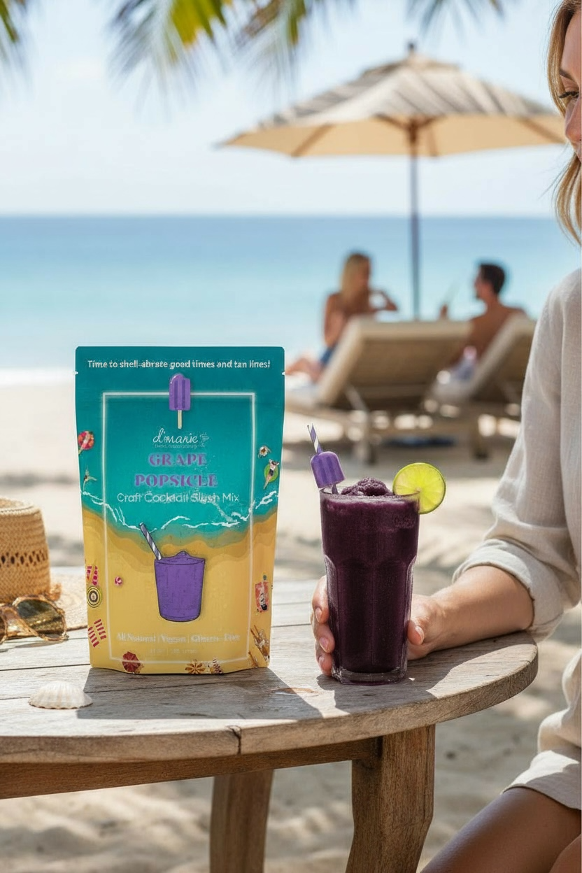 Grape Popsicle Cocktail - Ready-To-Freeze Cocktail – d'marie inc.