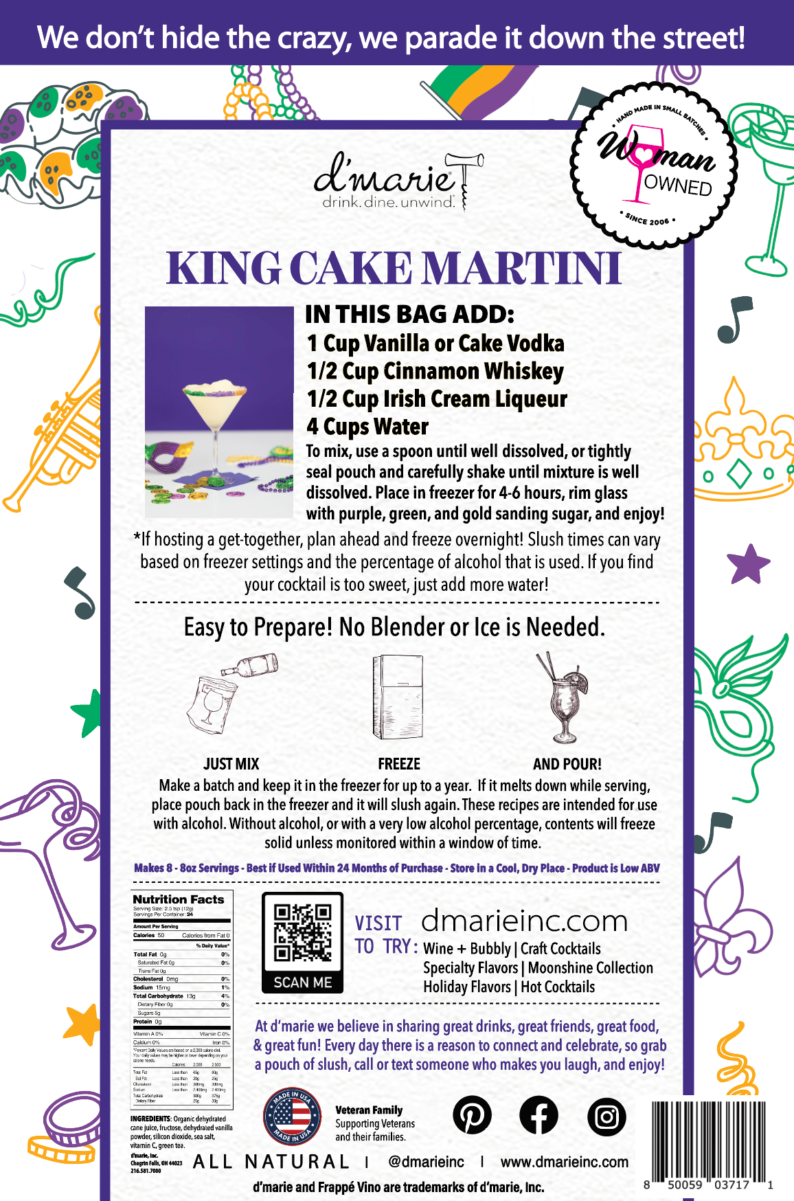 King Cake Martini