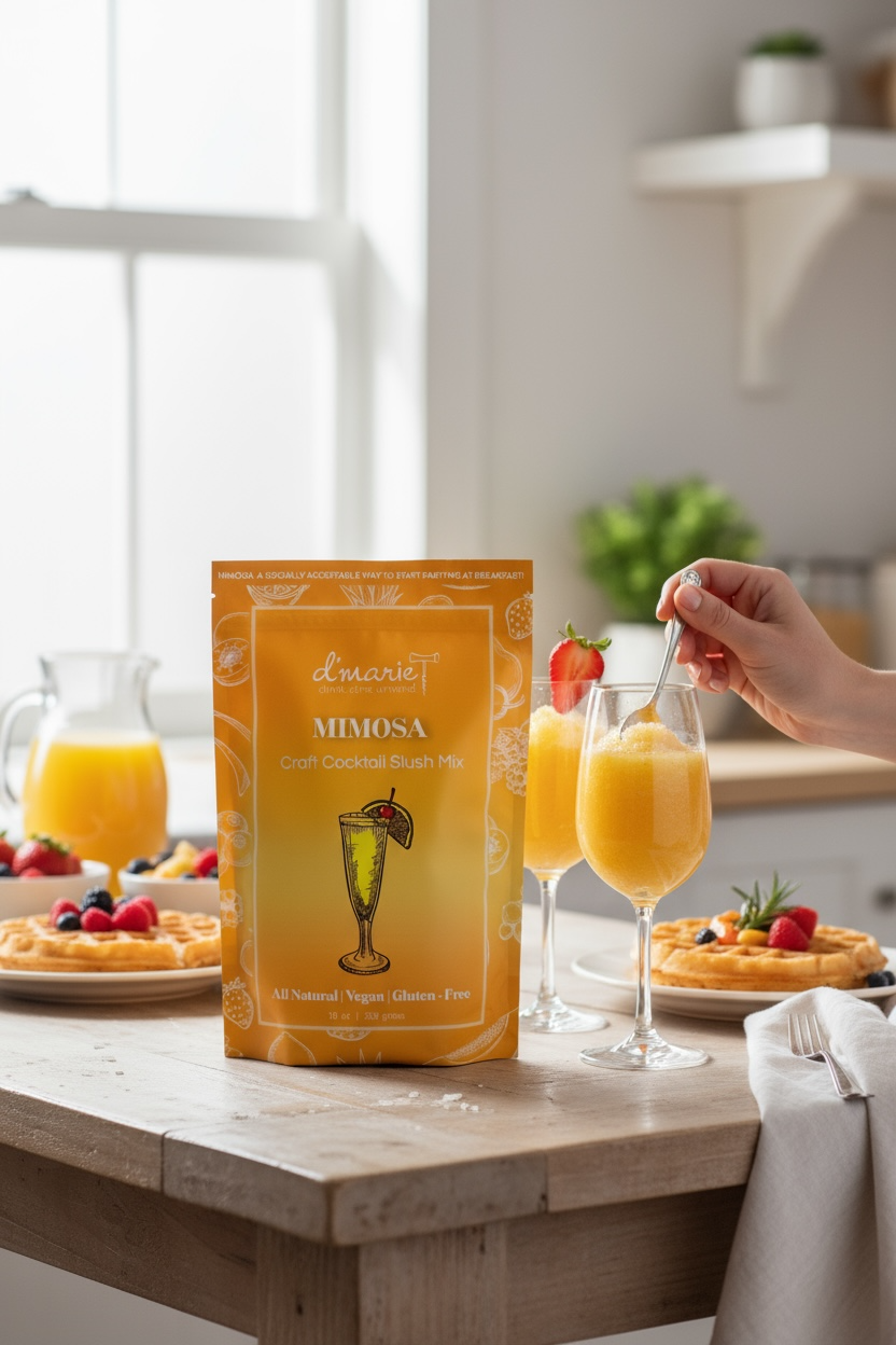 Mimosa Cocktail - Ready-To-Freeze Cocktail – d'marie inc. Mimosa Cocktail - Ready-To-Freeze Cocktail – d'marie inc.