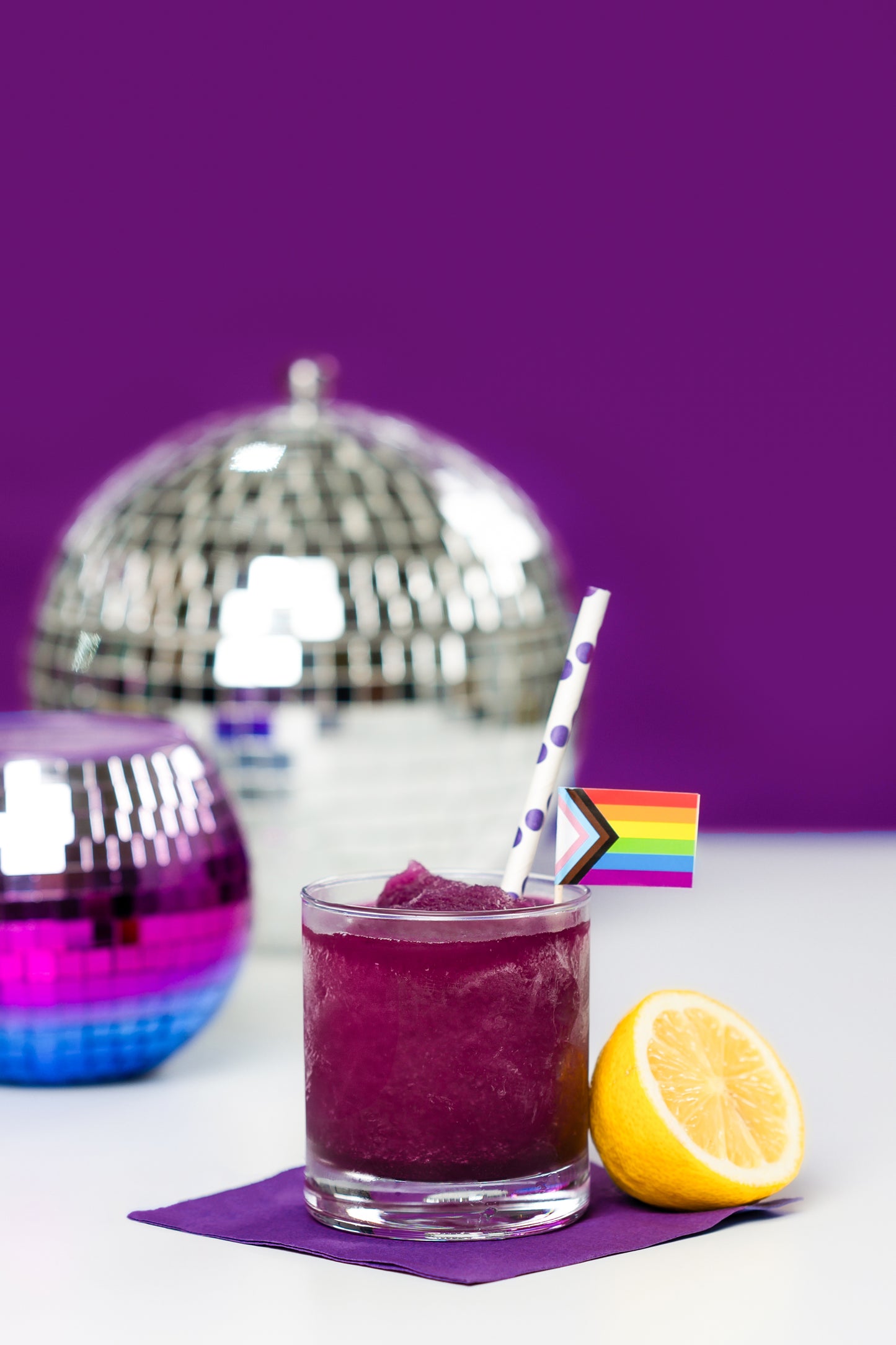 Purple Pride Gin Fizz