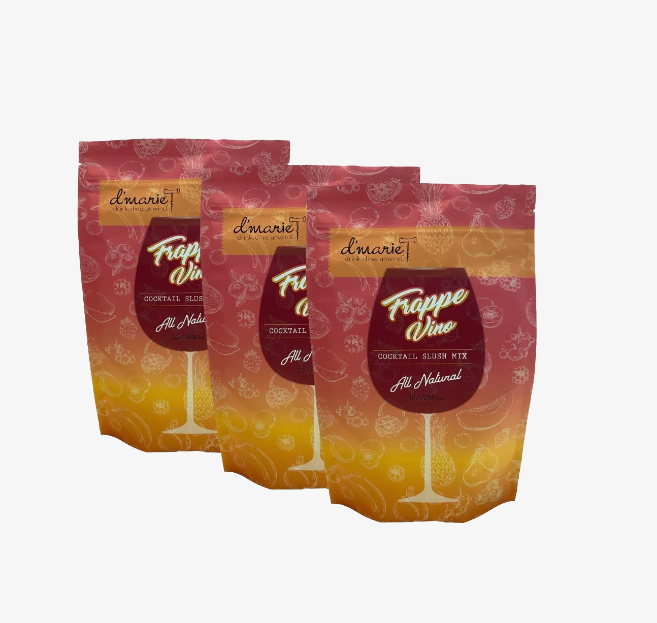 Frappé Vino Value 3 Pack - Frozen Wine & Cocktail Slush Mix