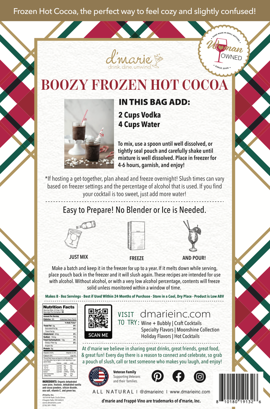 Boozy Frozen Hot Cocoa