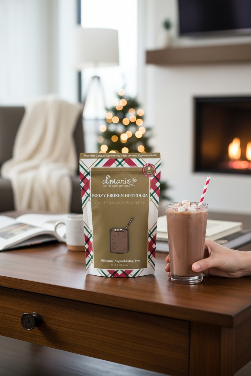 Boozy Frozen Hot Cocoa