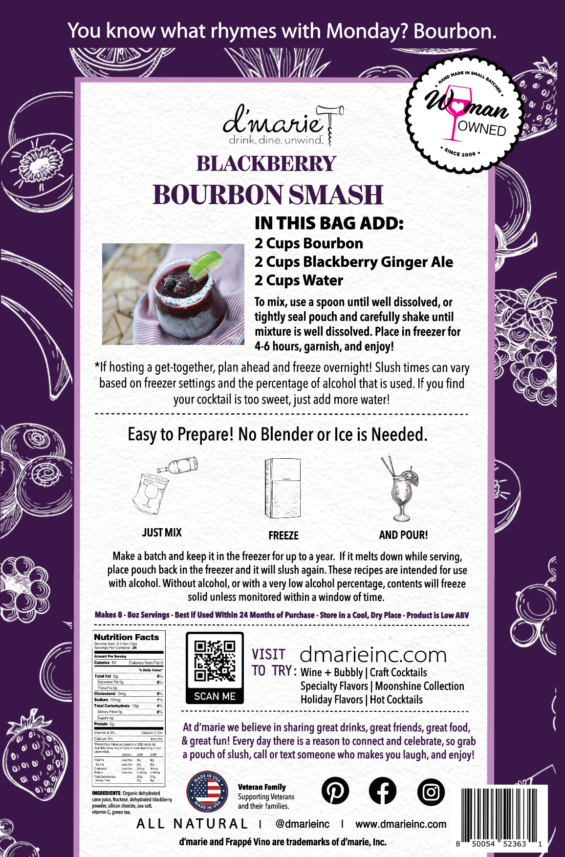 Blackberry Bourbon Smash