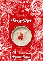 Roasted Pepper Boozy Dip