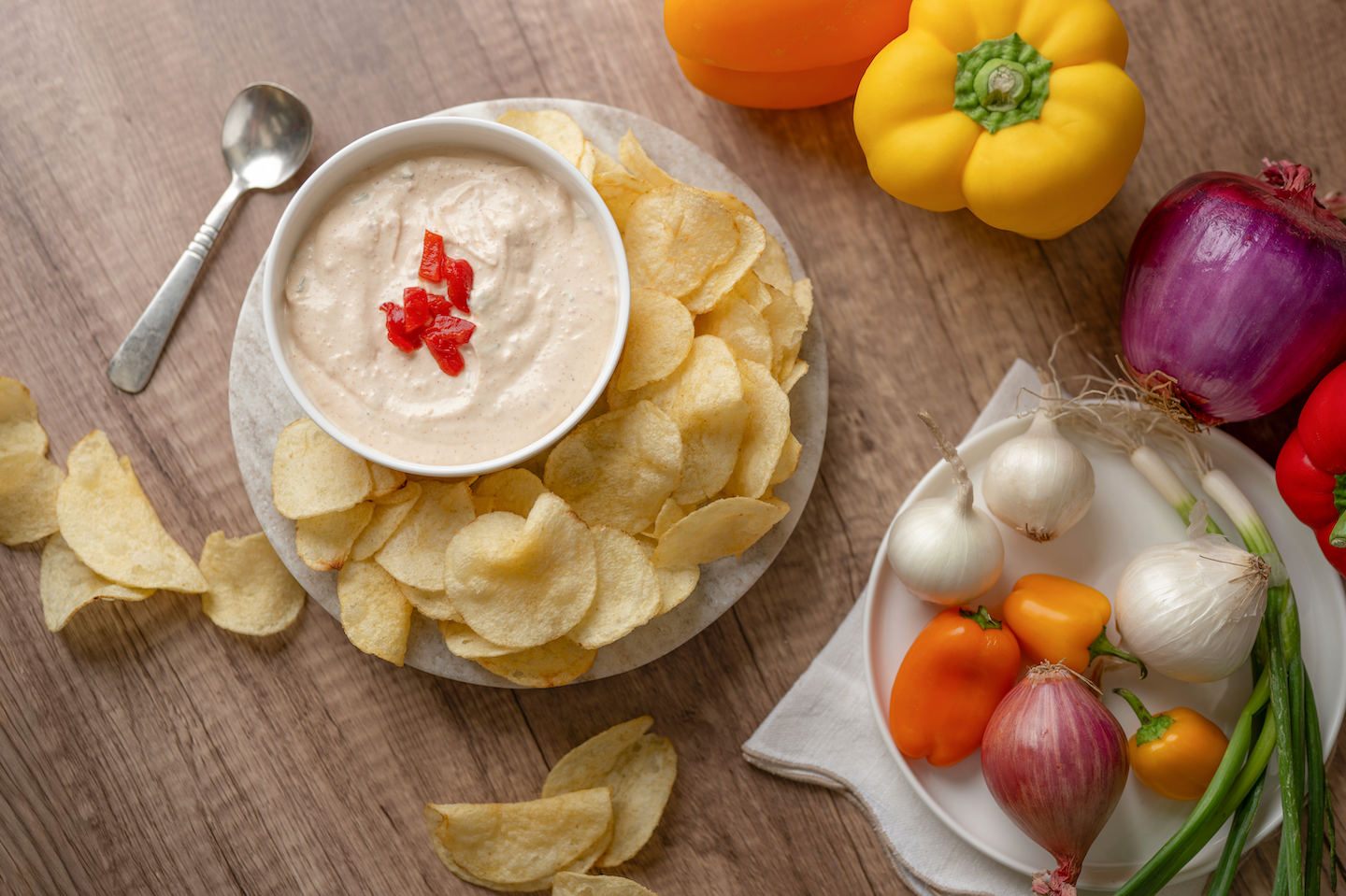 Roasted Pepper Boozy Dip