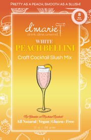 White Peach Bellini Cocktail - Ready-To-Freeze Cocktail