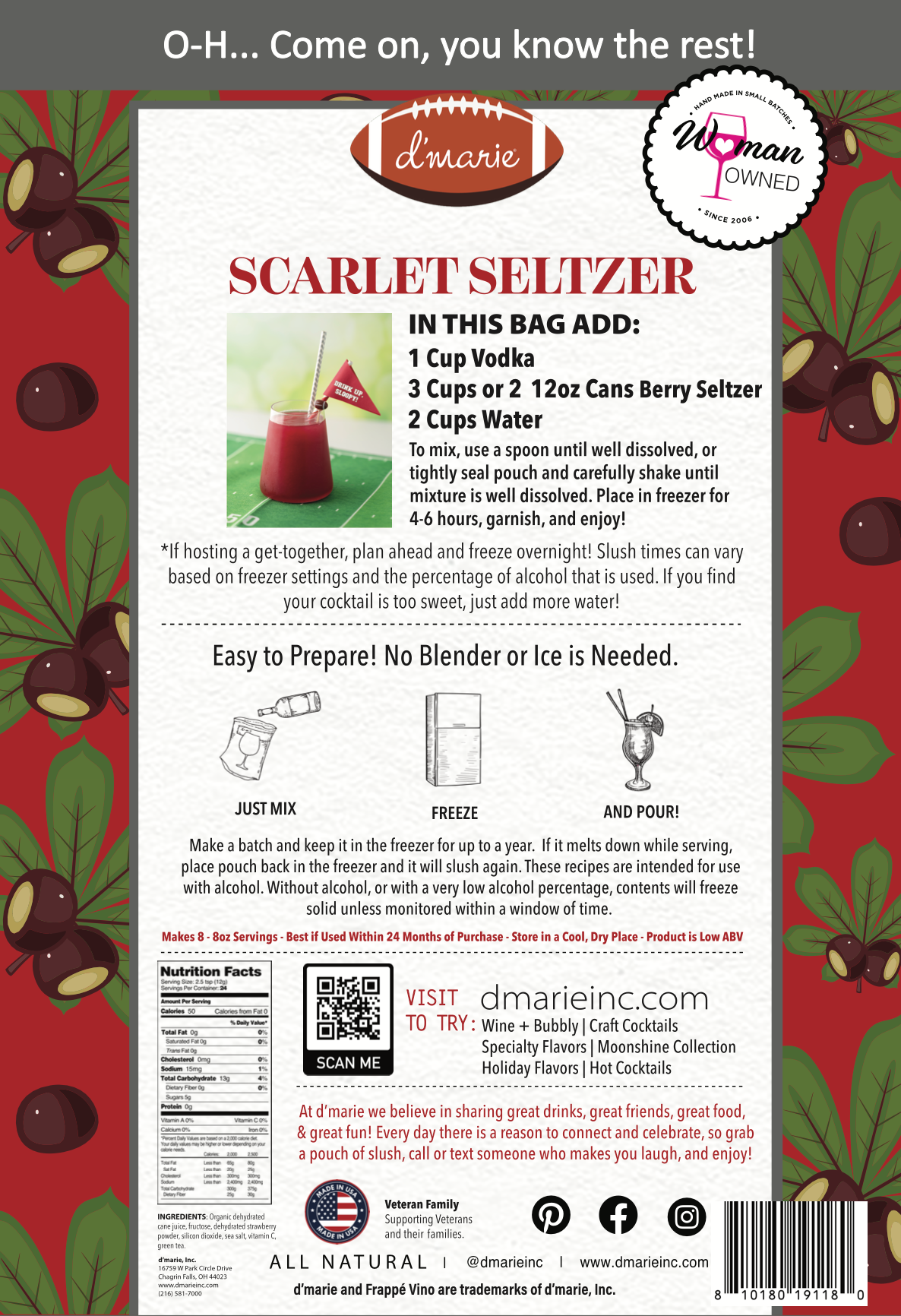 OH - Scarlet Seltzer