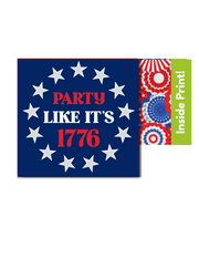 “Party Like It’s 1776” Patriotic Cocktail Napkins (Pack of 20)