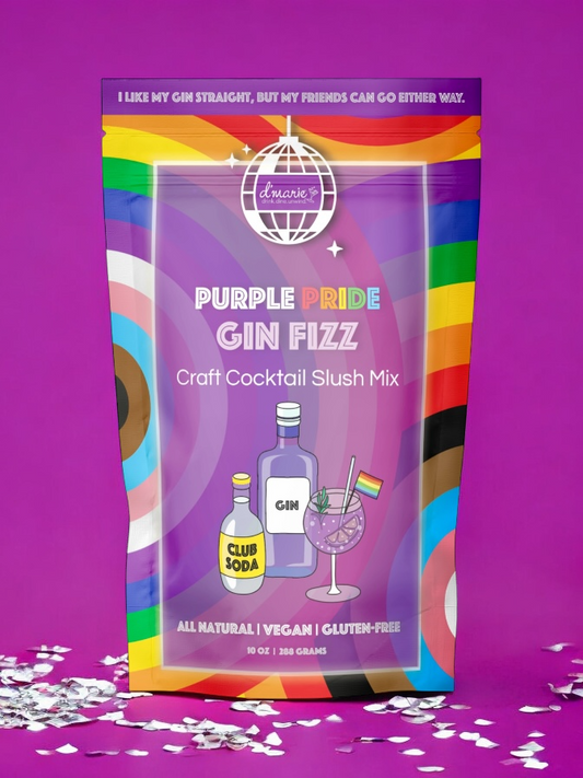 Purple Pride Gin Fizz