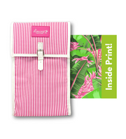Pink Insulated Frozen Cocktail Cooler with Strap
