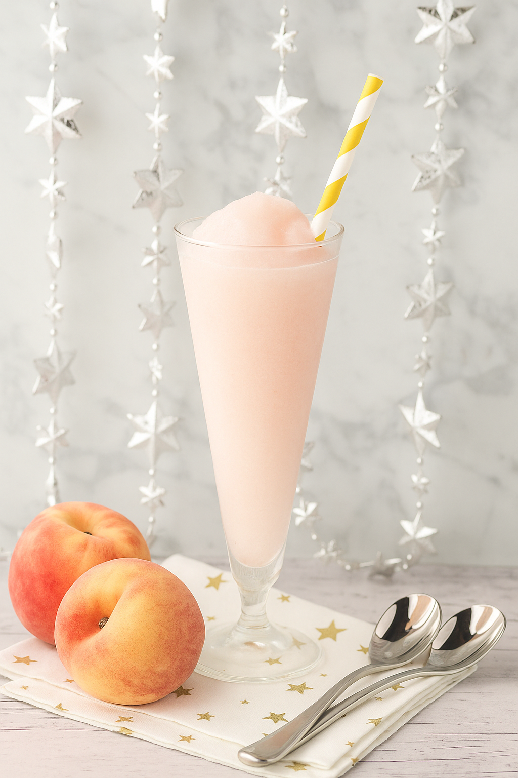 White Peach Bellini Cocktail - Ready-To-Freeze Cocktail