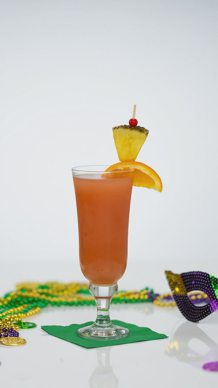Load video: Mardi Gras Hurricane- Ready-To-Freeze Cocktail