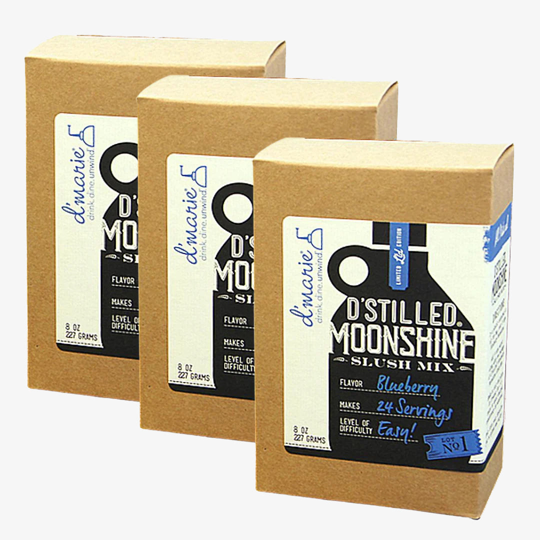 D'Stilled Moonshine Slush Blueberry - 3 Pack