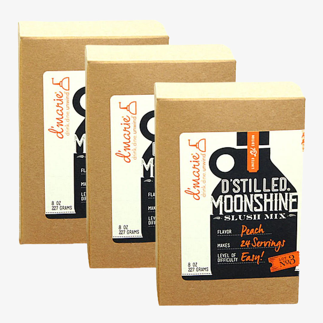 D'Stilled Moonshine Slush Peach - 3 Pack